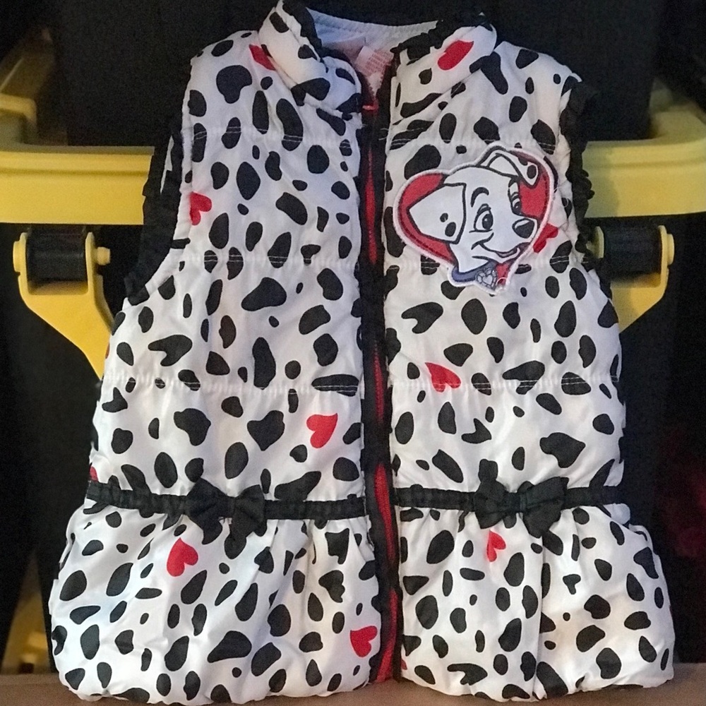 Disney 101 Dalmatians Kids 4T Puffer Vest